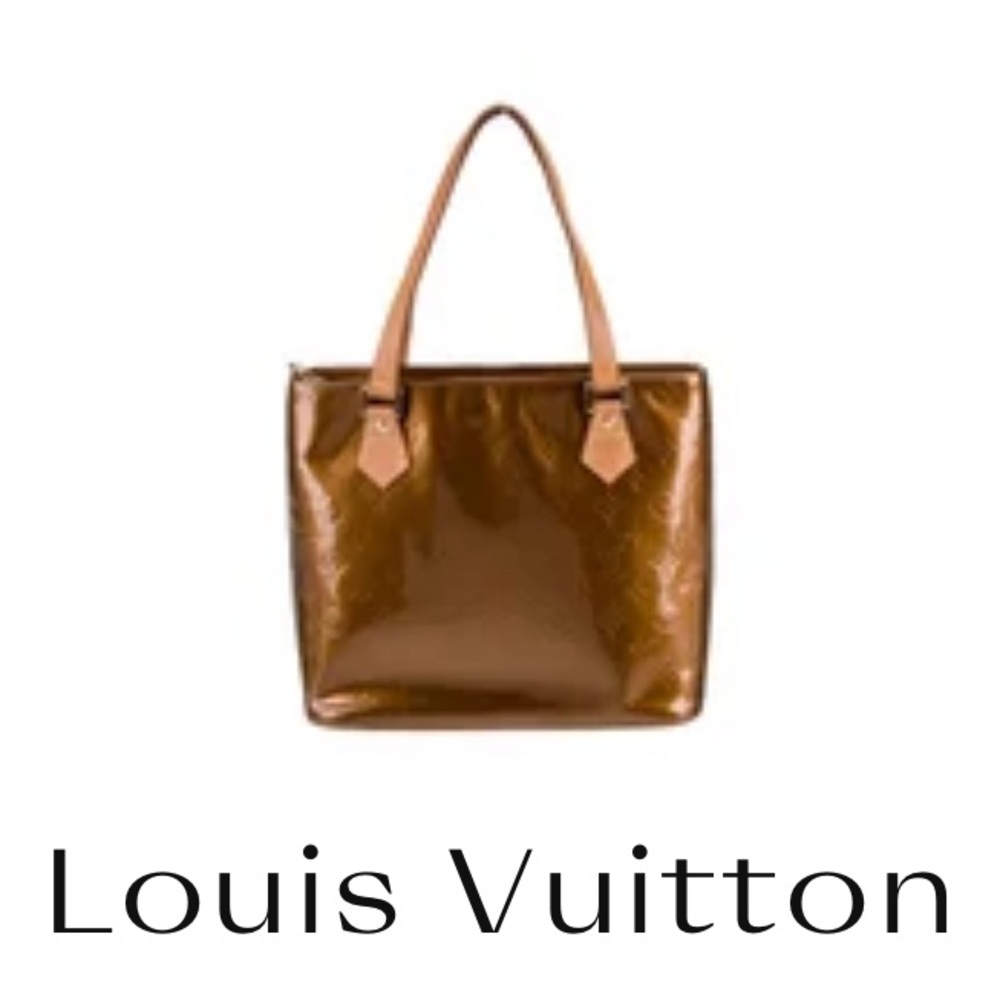 Louis Vuitton COA Vernis Bronze Handbag Tote